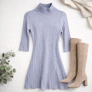 For Love & Lemons Simone Lace Back Sweater Dress XS